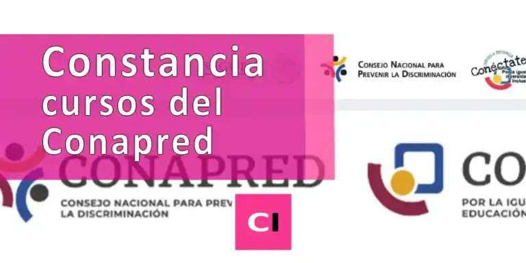 Constancia cursos del Conapred